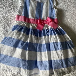 Blue and White Dress